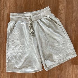 Alo cream sweatshorts